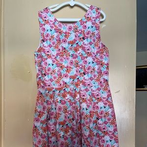 Janie and Jack flowers Sun dress size 12